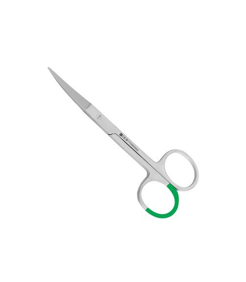 Ciseaux chirurgicaux pointu/pointu, courbé, 11cm, Image 1