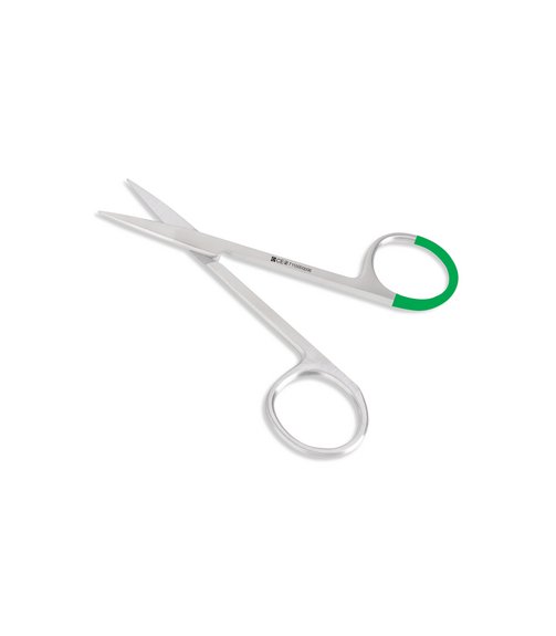 Ciseaux Iris pointu/pointu, droit, 11.5cm, Image 1