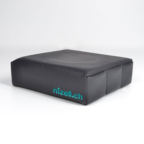 Coussin appui-tête avec creux et fixations bilatérales, 20 x 20 x 8 cm, Image 1