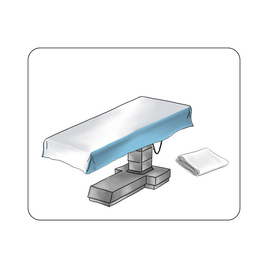 OP-Tischabdeckung Set, 2-teilig, Bild 1