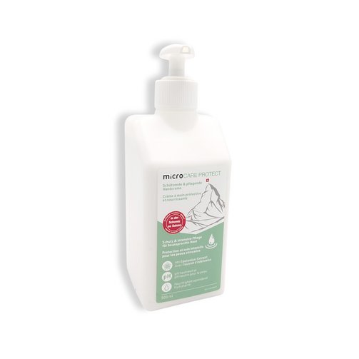 PROTECT soin des mains, 500ml, avec distributeur à pompe | microCARE, Image 1