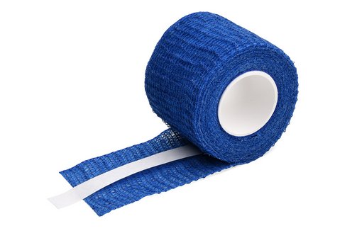 Wero Crepp Cohesive,Lux K-10, non-stérile, 6cm x 4m, bleu, Image 1
