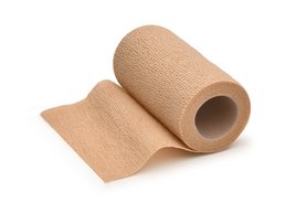 Wero Polyflex, non-stérile, 7.5cm x 4.5m, marron, Image 1